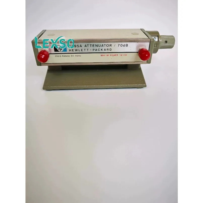Keysight 8495A Manual Attenuator, Frequency Range: Dc to 4 GHz,Insertion Loss at 0 DB: 0.4 DB + 0.07 DB / GHz, SWR: 1.35  lexso