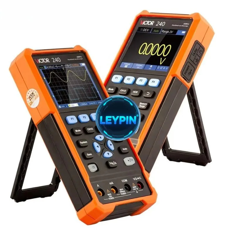 VICTOR 240S Handheld Oscilloscope and Multimeter  3 in 1Function 40MHz Dual Channel 4 1/2 Display 250M Sa/s    ytdi