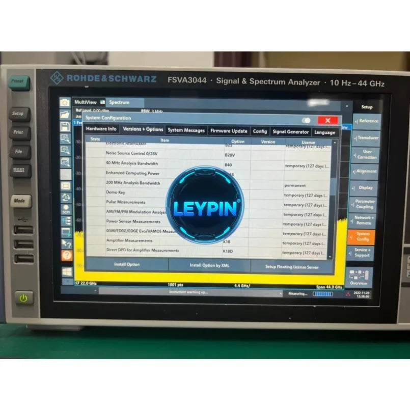 Rohde & Schwarz Signal and Spectrum Analyzer FSV3044,10Hz-44GHz #nice lexso