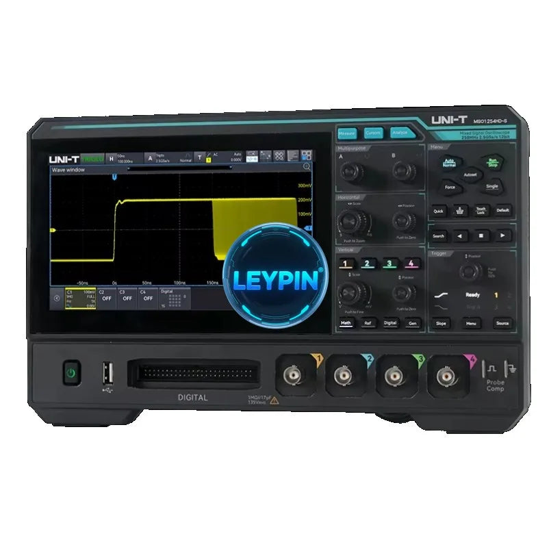 UNI-T MSO1000HD Series High Resolution Oscilloscopes 4 Channels MSO1254HD-S MSO1254HD MSO1154HD-S MSO1154HD    lexso