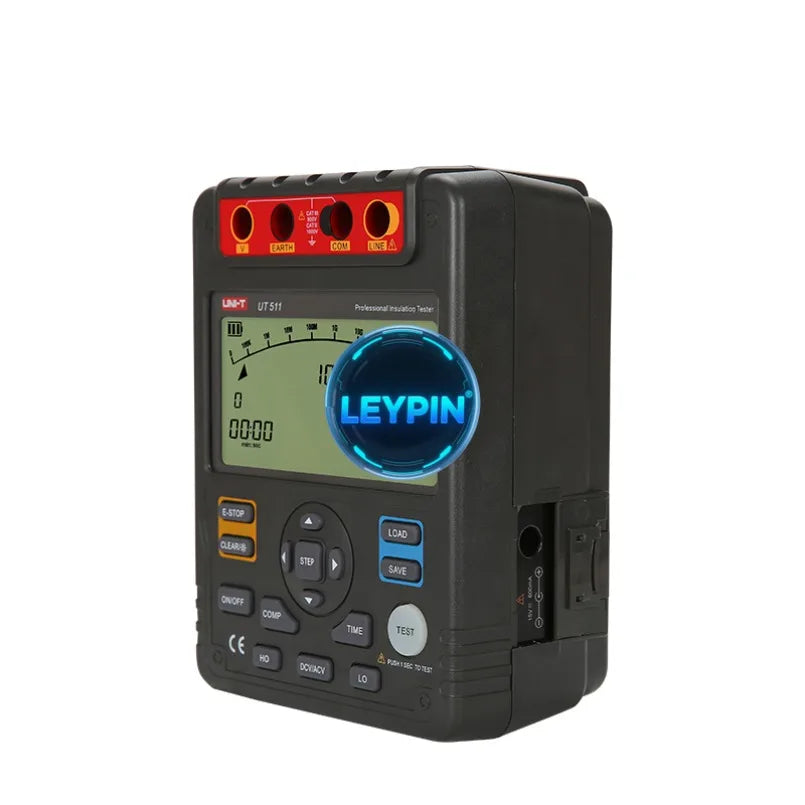 UNI-T UT511 Ac Dc Insulation Resistance Tester LCD Backlight Data Storage Polarization Index Measurement     lexso