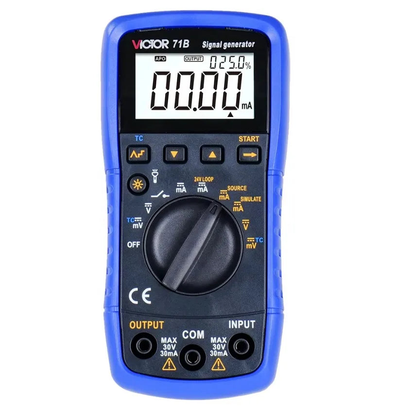 VICTOR VC71B Signal Generator Thermocouple Current Voltage Measure and Source V/mA  24V Loop VoltageTransmitter Source Simulator   ytdi