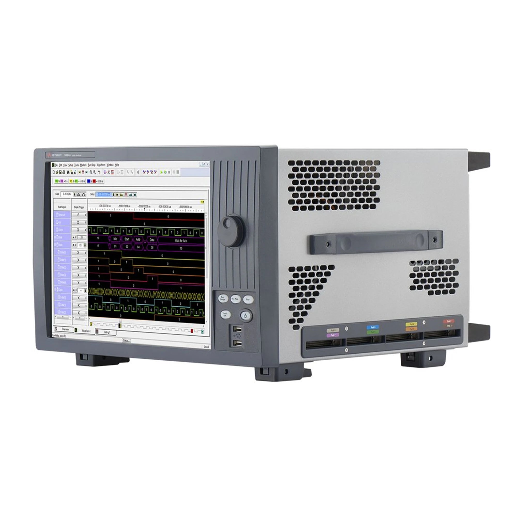 Keysight 16862A 68-channel Portable Logic Analyzer Standard 68 Channels 350 MHz State 12.5 GHz Timing Zoom 2.5 GHz Timing lexso