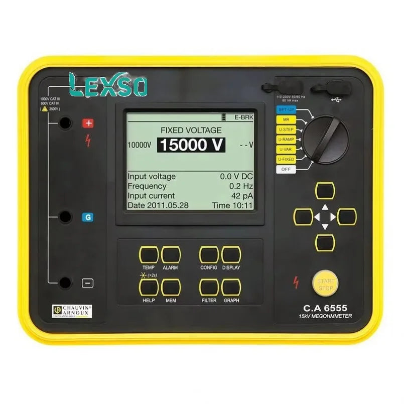 Chauvin Arnoux CA6555 Insulation Resistance Tester   lexso