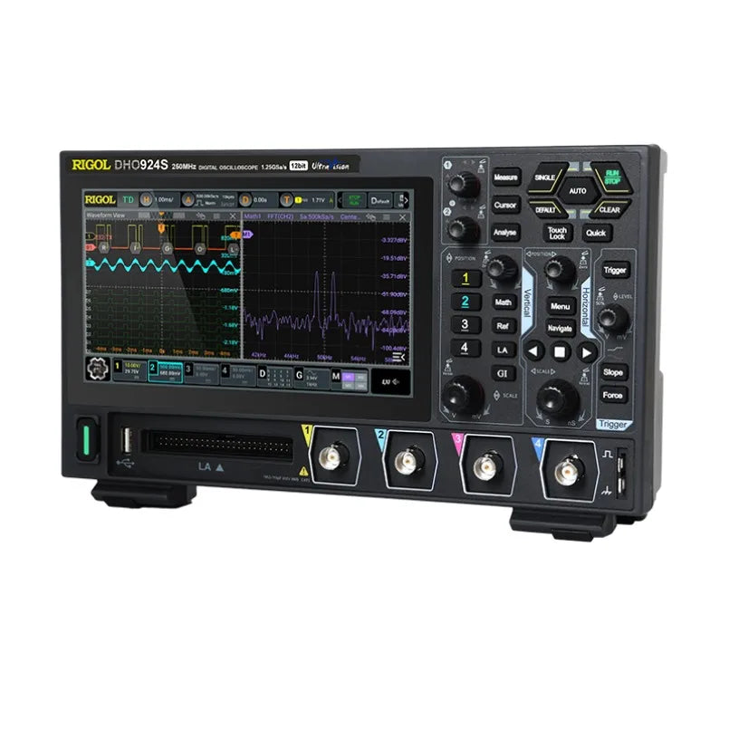RIGOL DHO924 4 Channel 250Mhz Digital Oscilloscope High-resolution 1.25GSa/s Sample Ratelexso
