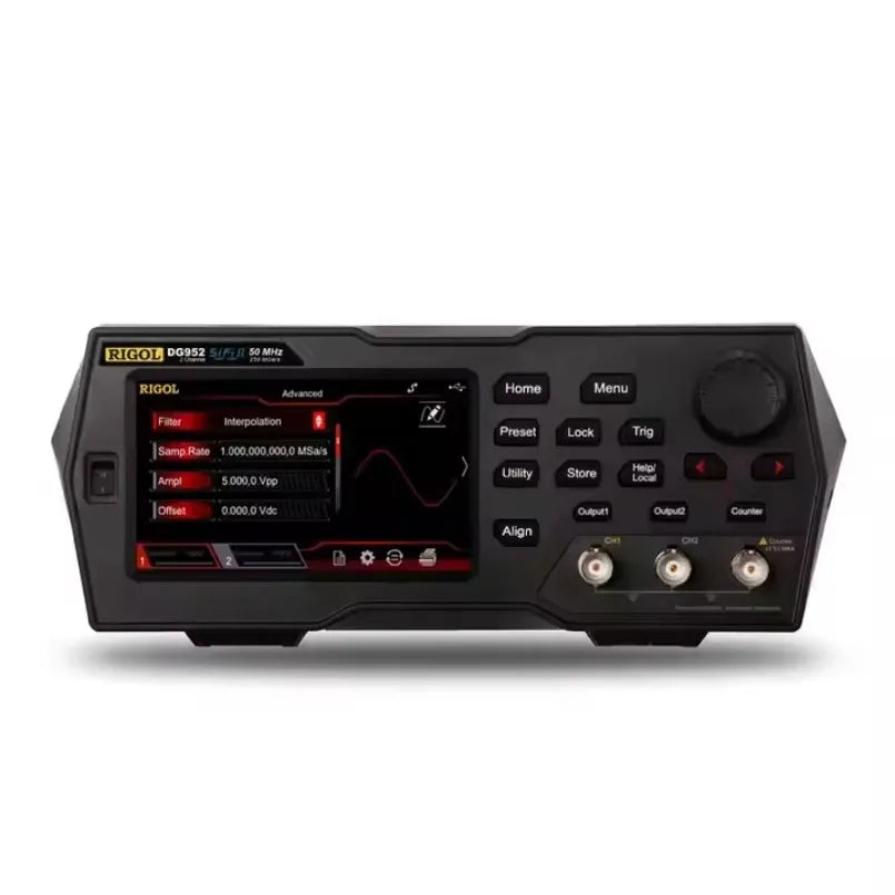 Rigol DG952 2 Channel Function/Arbitrary Generator Sine 50MHz Bandwidth High-Precision Signal Output 0.1mV  lexso