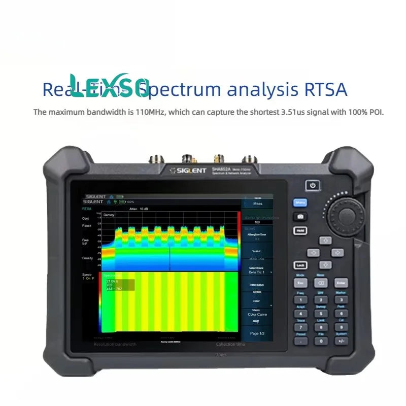 Siglent The Real-time Analysis Function Of The SHA862A Handheld Signal Analyzer Is Capable Of Capturing Transient Signals  lexso