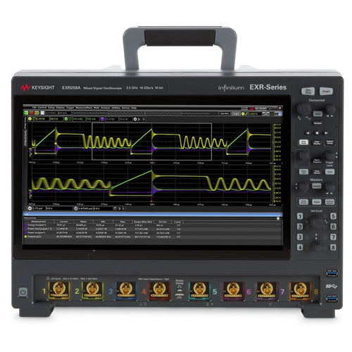Keysight EXR258A Infiniium EXR Series Oscilloscope: 2.5 GHz, 8 Channels Maximum Memory Depth 1.6 Gpts