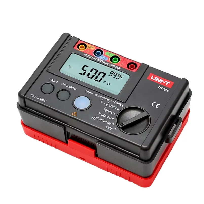 UNI-T UT526 Mini Insulation Electric Tester DC Multi-function Voltage Test RCD Leakage Protection Electrician Test Current lexso