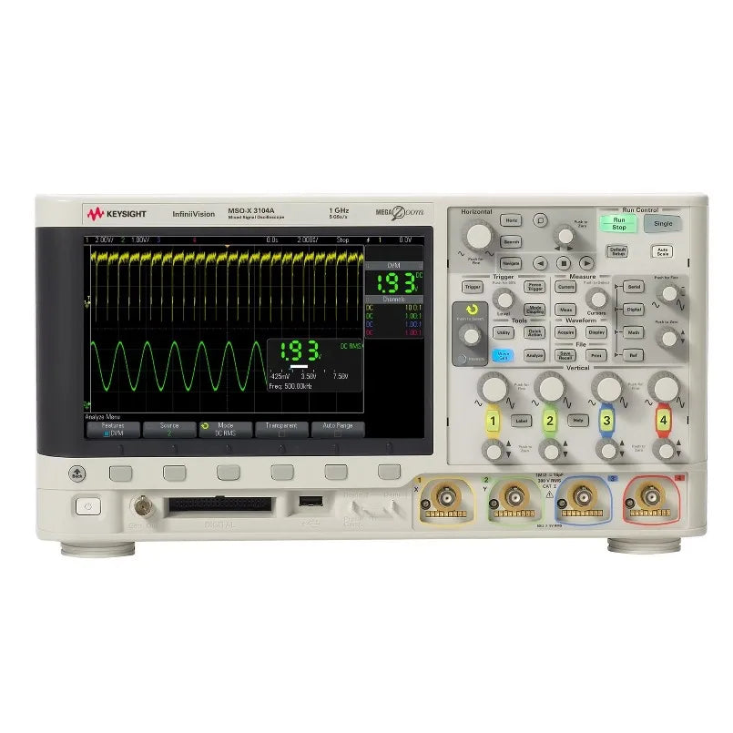 Keysight MSOX3104A Mixed Signal Oscilloscope: 1 GHz, 4 Analog and 16 Digital Channels lexso