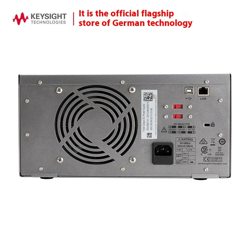 Keysight Smart Bench Essentials DC Power Supply Model EDU36311A 90W Triple Output 7\" Display USB/LAN for Test Instruments   ytdi