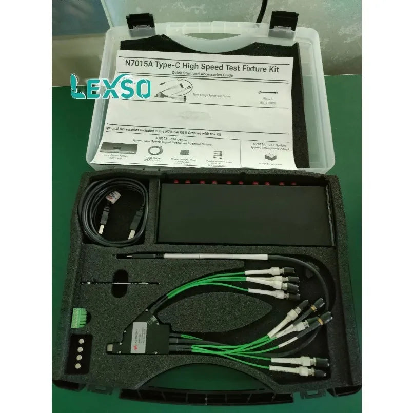 KEYSIGHT N7015A Type-C High-Speed Test Fixture, 20 GHz Bandwidth (at -3 DB), De-embeddable up to 30 GHz    lexso