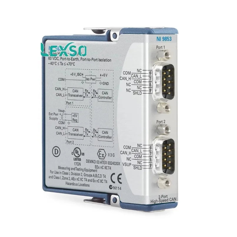 National Instruments 9853 C Series CAN Interface Module lexso