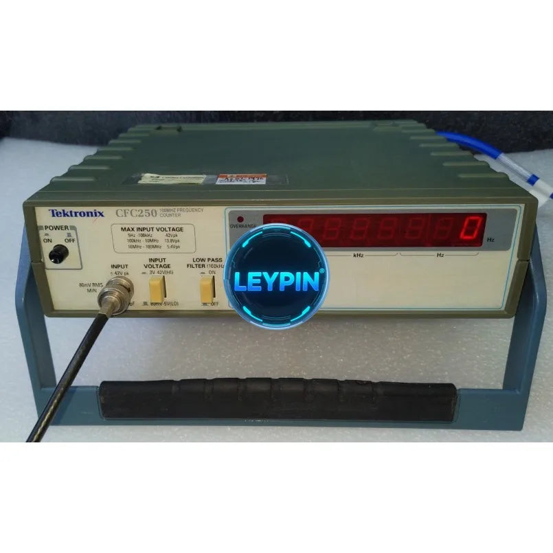 Tektronix Model CFC250 100MHZ Frequency Counter Working Condition with DIY cable    ytdi