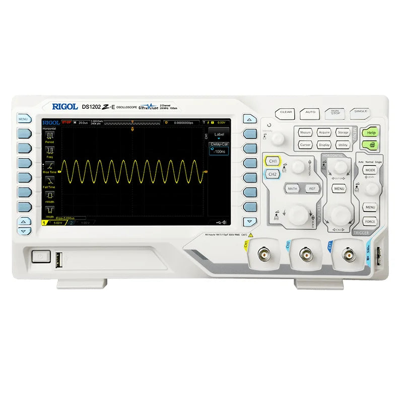 DS1102Z-E 100Mhz 2 Channel Digital Oscilloscope 1GSa/s 24Mpts 30,000wfm/slexso