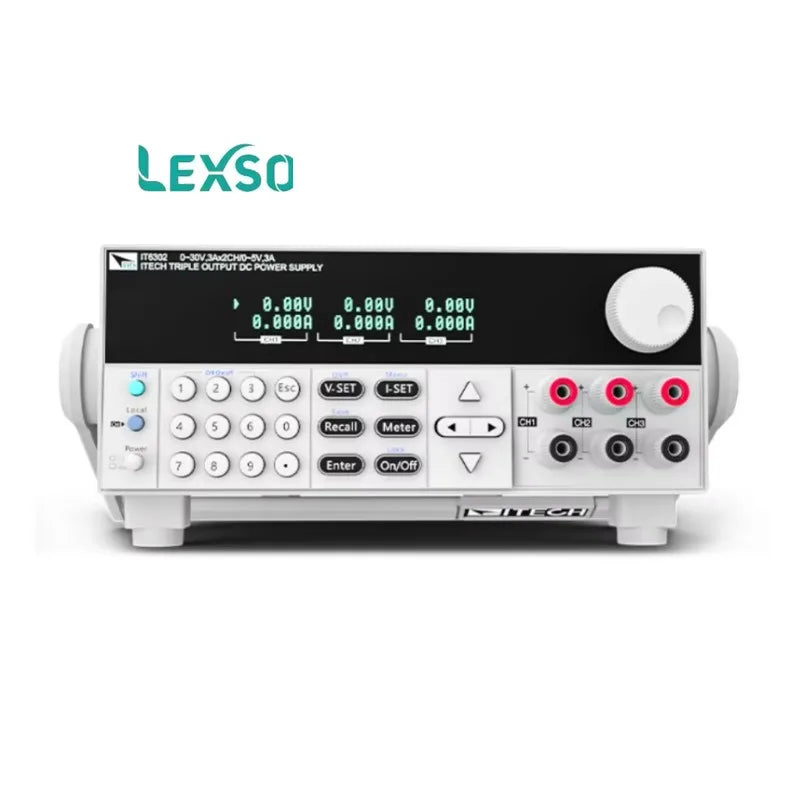 ITECH IT6333C Triple Channel Programmable DC Power Supply 180W Precision Laboratory Power Supply  lexso