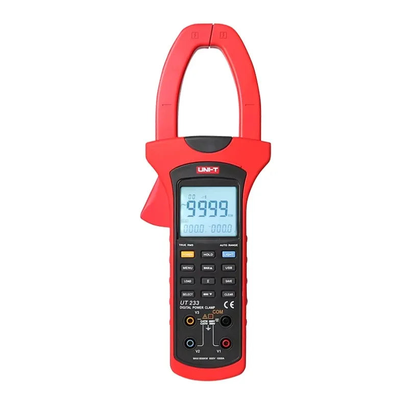 UNI-T UT233 Digital Clamp Power Meter True RMS USB Data Storage Clamp Meter Tester Clamp Multimeter Ammeter Test Table lexso