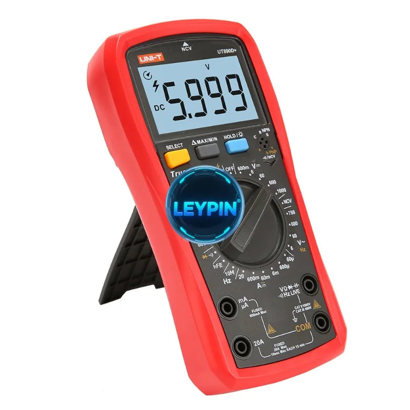 UNI-T UT890D+ AC DC 20A 1000V 6000 Counts Manual Range AC DC Frequency Capacitance Temperature Tester Digital     lexso