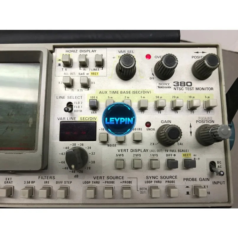 Tektronix 380 NTSC Test Monitor w/ Adapter    ytdi