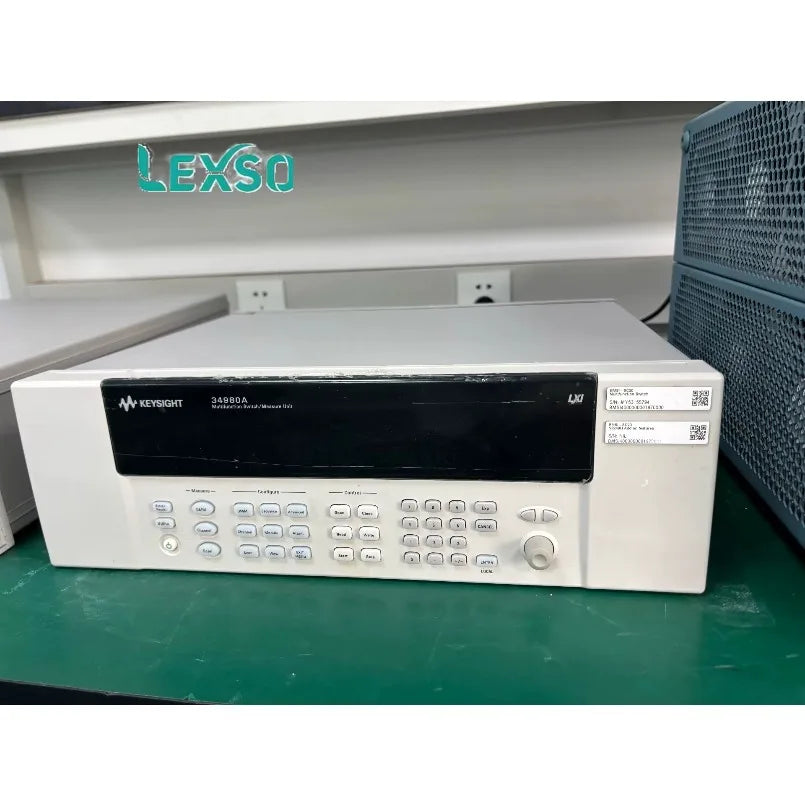 1 pcs keysight/HP/ Agilent 34980A Multifunction Switch/Measure Unit with DMM     lexso