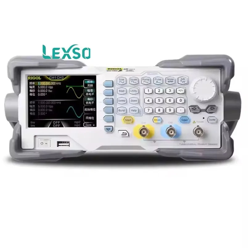 RIGOL DG1022Z 25MHz Dual-Channel Function/Arbitrary Waveform Generator with 200MSa/s Sampling Rate and Deep Memory lexso