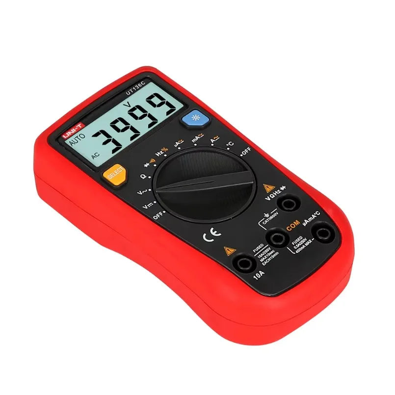 UNI-T UT136C 10A AC DC Unity Digital Multimeter Price Multimeter Specifications Circuit Measurement Multimeter Ohm Tester lexso