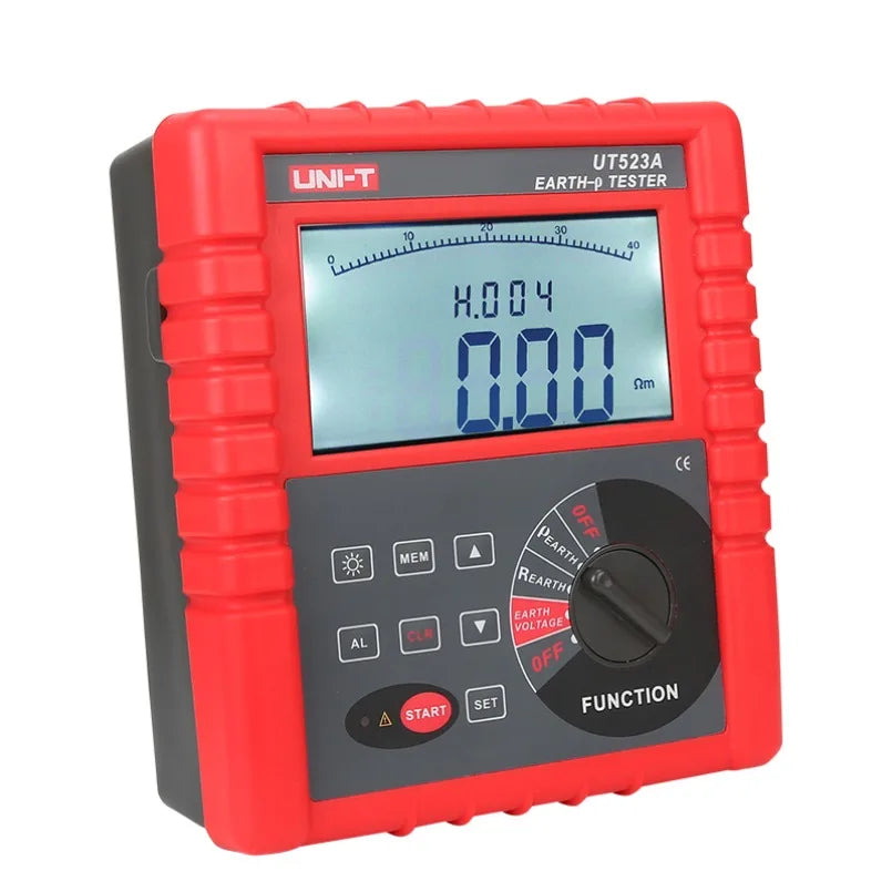 UNI-T UT523A Handheld Resistance Voltage Intelligent Grounding Resistance Tester Multi-Function Test Insulation Resistance Meter lexso