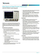 Tektronix Mixed Signal and Digital Phosphor Oscilloscopes 1 GHz - 10 GHz 4 / 6 / 8 Channels MSO72304DX Price Contact Us   ytdi
