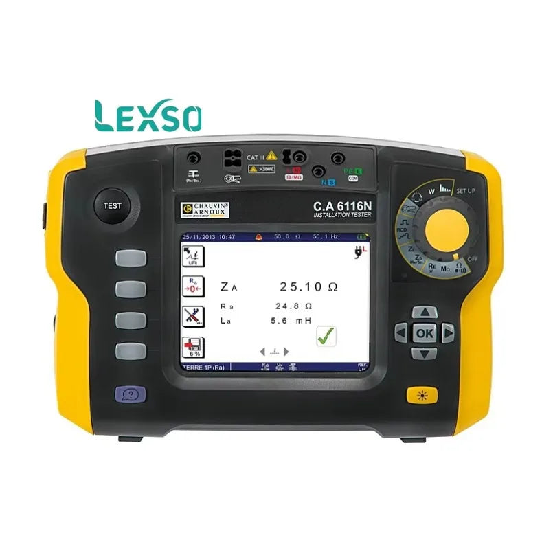Original CHAUVIN ARNOUX AEMC CA 6116N Multi-Function Installation Tester Equipped with Advanced Type-B RCD Testing    lexso