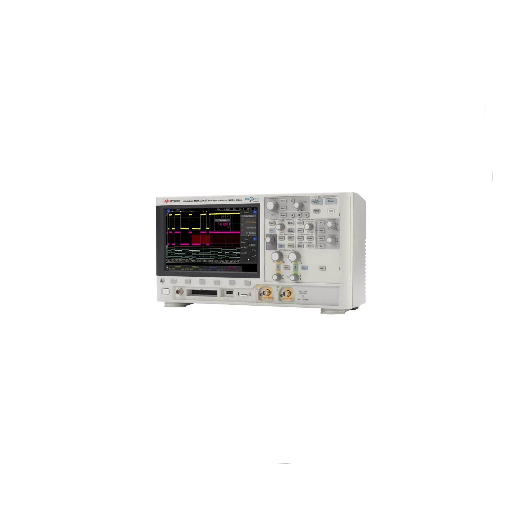 Keysight MSOX3052T Mixed signal Oscilloscope: 500mhz, 2 Analog Channels and 16 Digital Channels