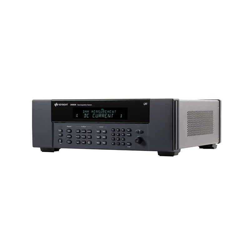 Keysight 34980A Multifunction Switch / Measure Unit: Slots/Modules, 8 / 21; Max BW, 45 MHz; Max Scanning Speed: 1,000 ch/sec