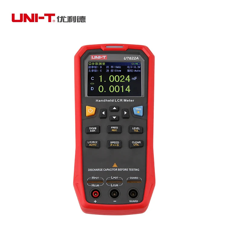 UNI-T UT622A Digital Capacimeter LCR Meter Handheld Resistance Capacitance Tester UT622C/UT622E LS    ytdi
