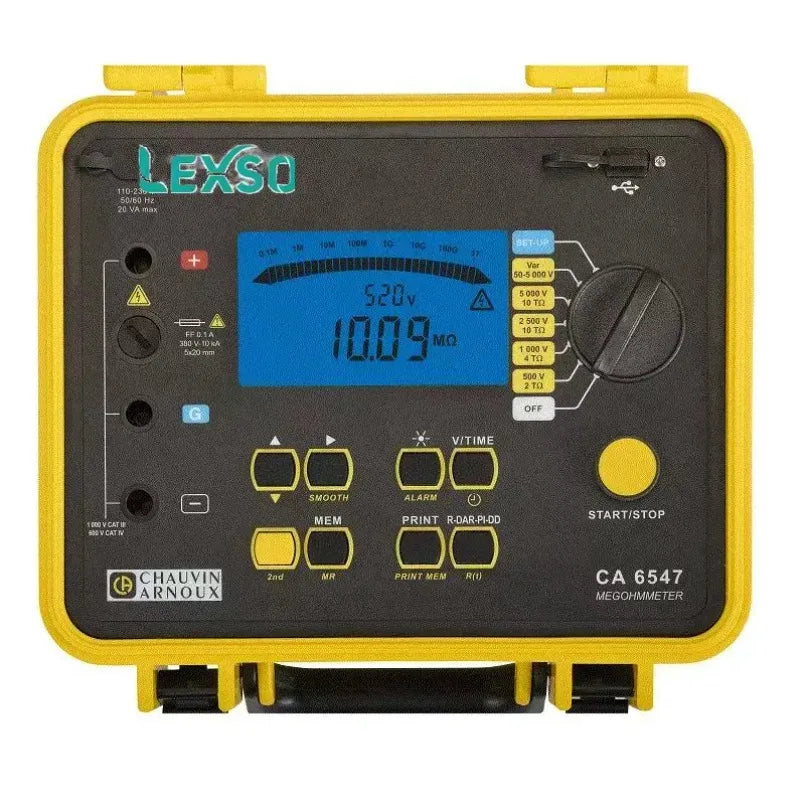Chauvin Arnoux Ca 6545 Insulation Resistance Tester   lexso