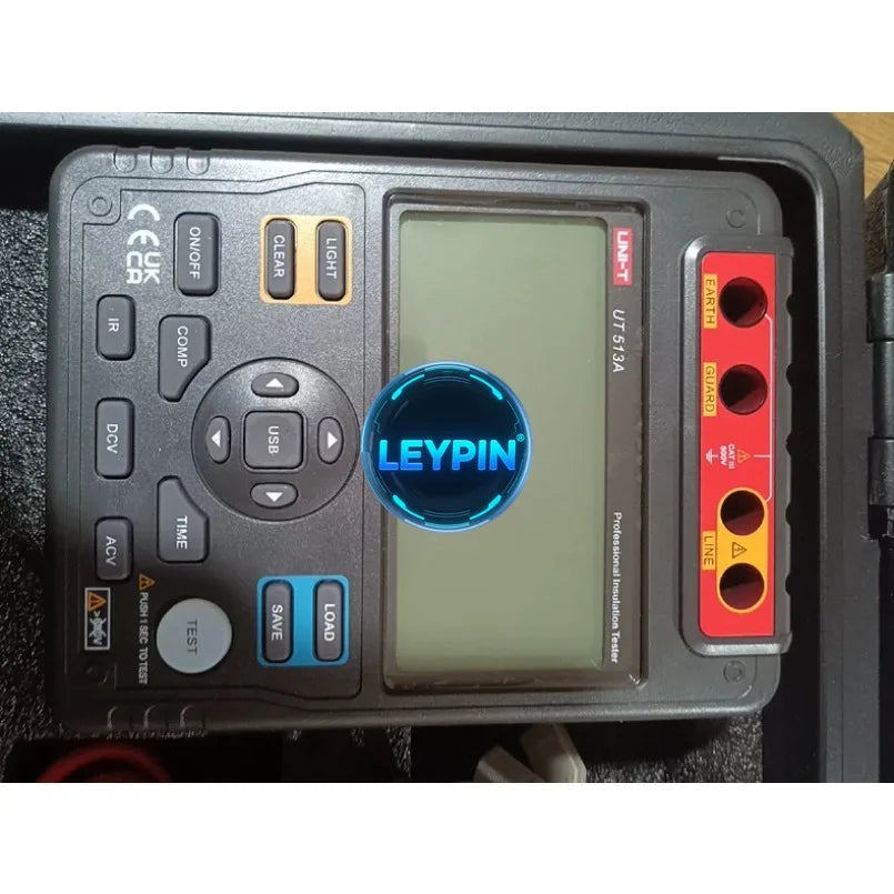 UNI-T UT513A Insulation Resistance Tester 5000V AC DC Voltmeter Automatic Range Digital Megohmmeter      lexso