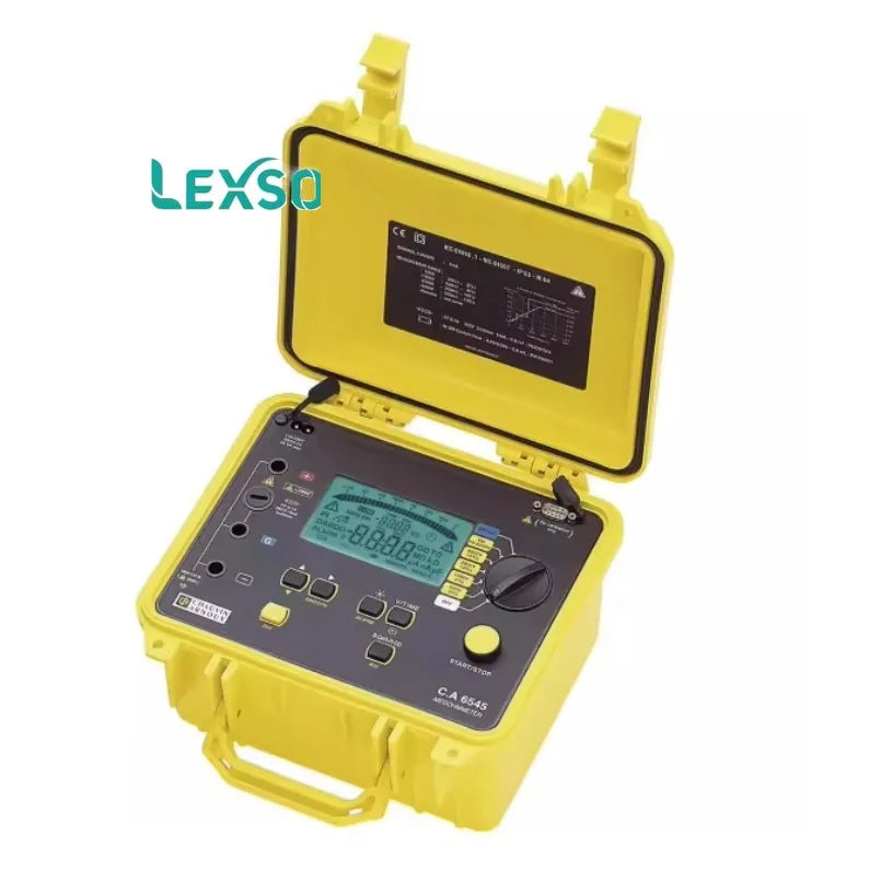 Original France Chauvin Arnoux Megohmmeter CA6545 Resistance Tester Graphic Display (0.01% + 1) Accuracy CA6545 CA6547   ytdi