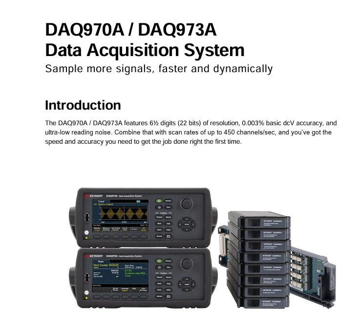 Keysight DAQ973A Data Acquisition Data Recorder