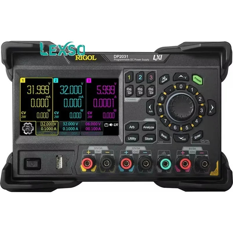 RIGOL DP2031 DC Power & Loads 3 Channels High Speed and Low Current Analysis of High Speed Arb Mode lexso
