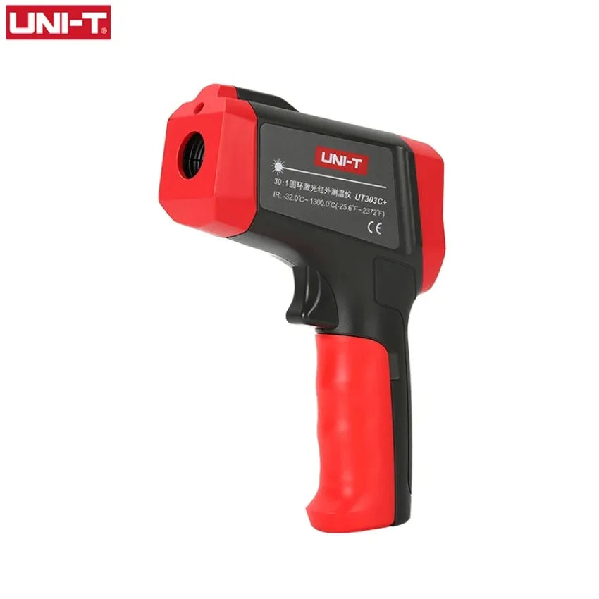 UNI-T Industrial Non Contact Infrared Laser Thermometer HD Color Screen Temperature Measurement UT303C+ IR Gun LS lexso