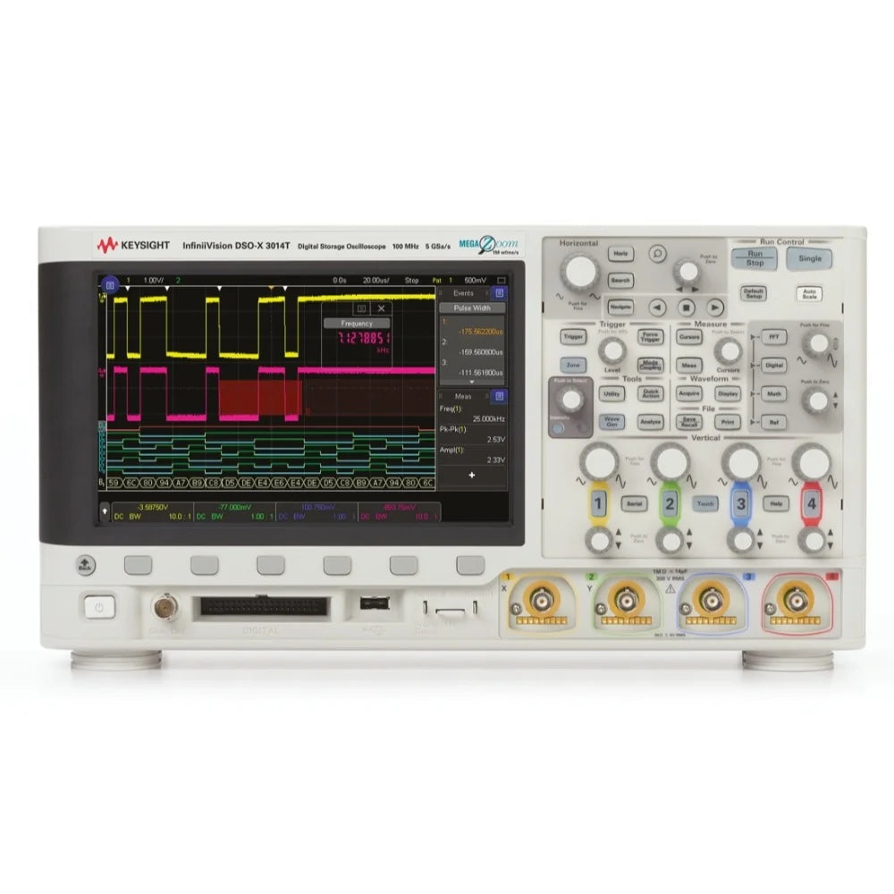 Keysight DSOX3014T 100MHz 4-channel Desktop Oscilloscope