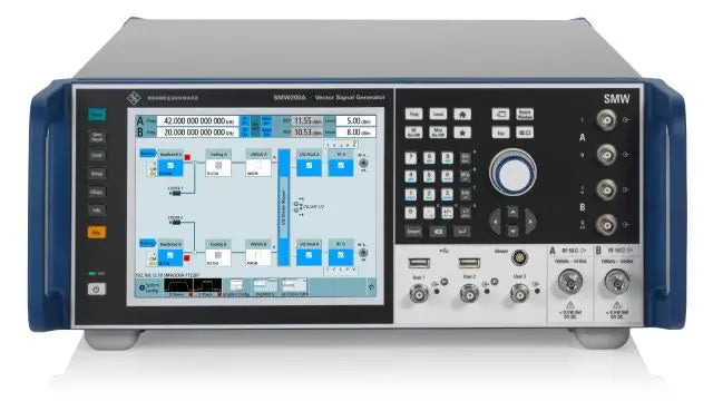 Rohde&Schwarz TTLTES R&S-SMW200A Vector Signal Generator High-Frequency Device with Frequency Range up to 67 GHz