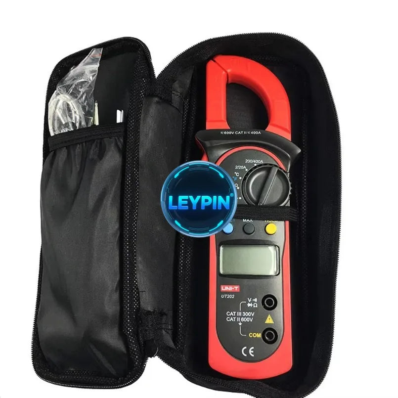UNI-T UT202 Portable True RMS Clamp Meter Automatic Range Multimeter with LCD Display       lexso