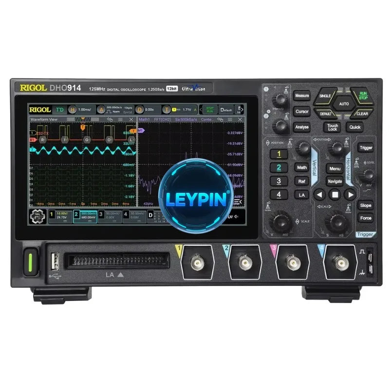 RIGOL DHO914 125MHz Digital Oscilloscope with 12-bit Vertical Resolution 1.25 GSa/s Sample Rate and 4 Analog Channels  lexso