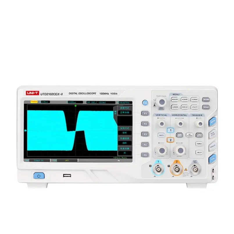 UNI-T UTD2102CEX-II Desktop Digital Storage Oscilloscope Waveform Capture Low Price Handheld Oscilloscope lexso