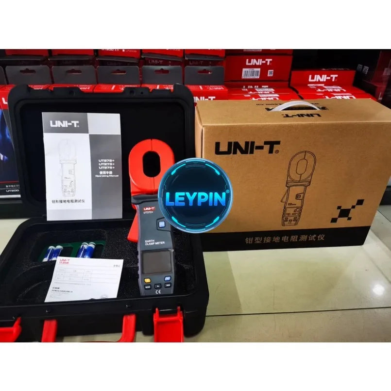 UNI-T UT273+ UT275+ Digital Clamp Grounding Resistance Meter   Earth Loop Tester Leakage Current    lexso