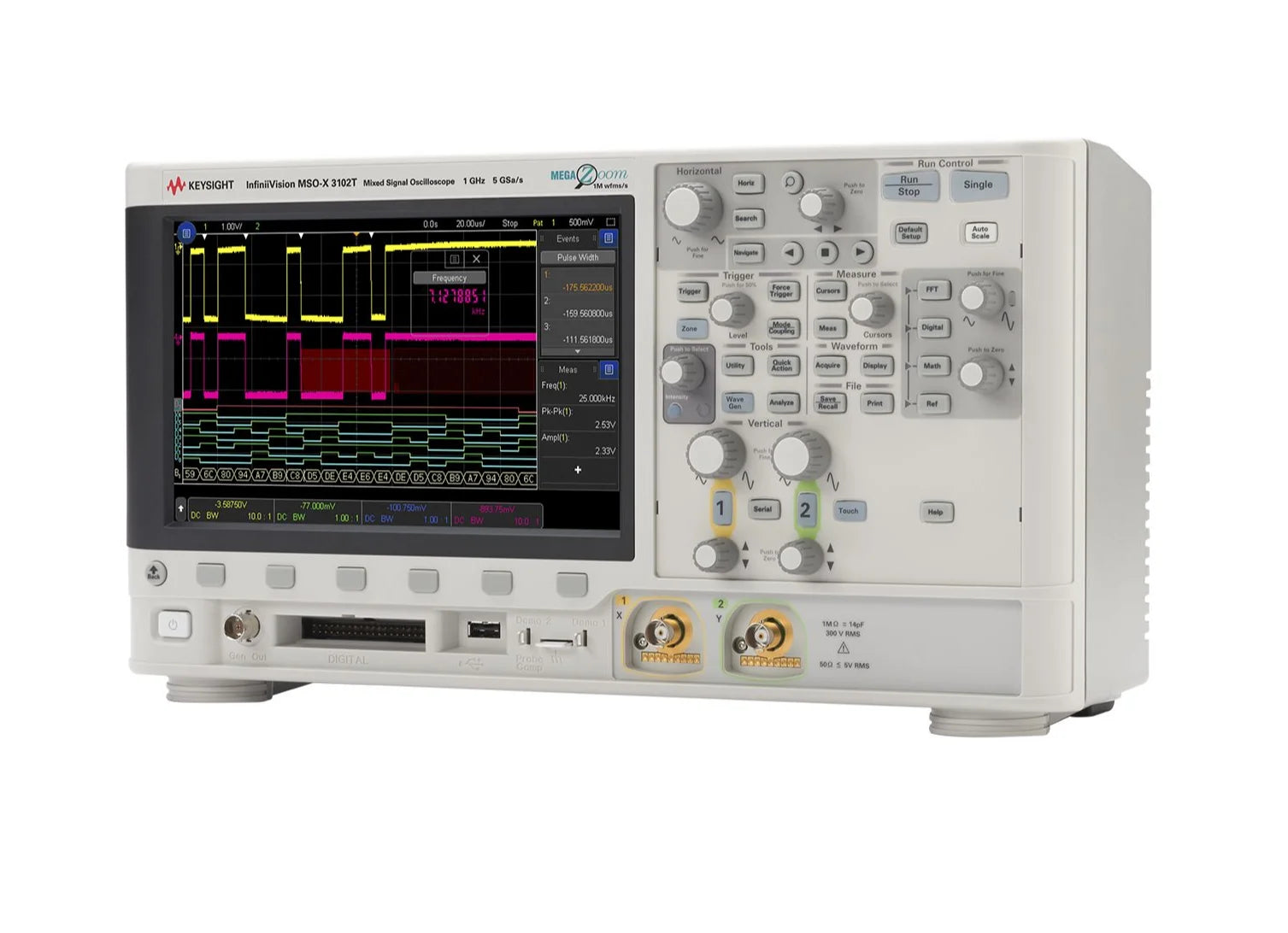 osciloscopio Keysight Technologies InfiniiVision 3000T X Series MSOX3102T 1GHz Bench Oscilloscope 2 Analogue Channels 16 Digital Measuring   ytdi