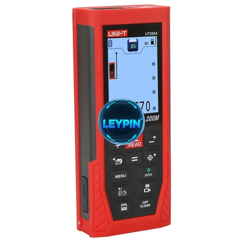 UNI-T UT398A Professional 200m Laser Distance Meters Lofting Test Levelling Instrument ,Multifunctional Laser Rangefinder    lexso
