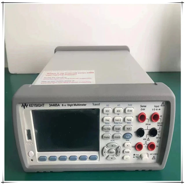 Used Keysight 34465A 6-bit Semi-Desktop Digital Multimeter Made in America
