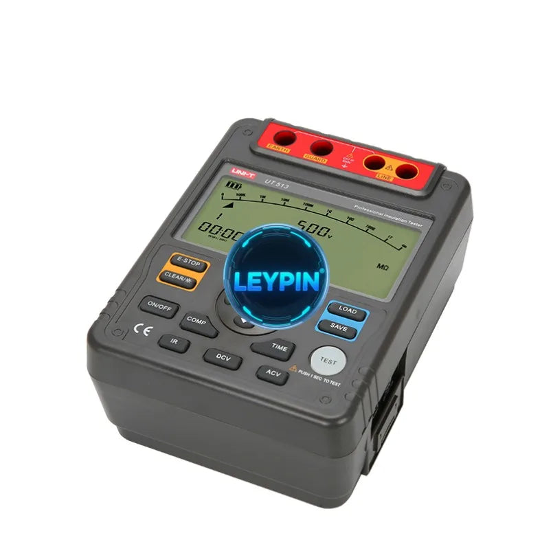UNI-T UT513 Ac Dc USB Insulation Resistance Tester PI/DAR Measurement Parameter Record Analysis Digital    lexso