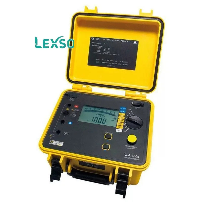 C.A 6505 5kV   CHAUVIN ARNOUX   1PCS  Programmed Digital Insulation Tester   lexso