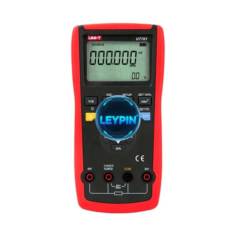 UNI-T UT701 Single Function Temperature Calibrator 4 RTD Types and Voltage/resistance Output Function 0.05% Output Accuracy  lexso